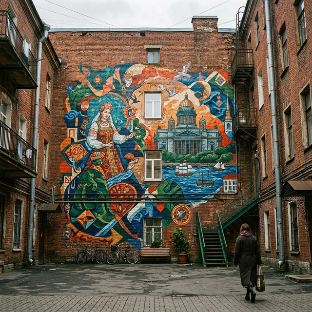 Новые стены: стрит-арт как зеркало петербургской идентичности